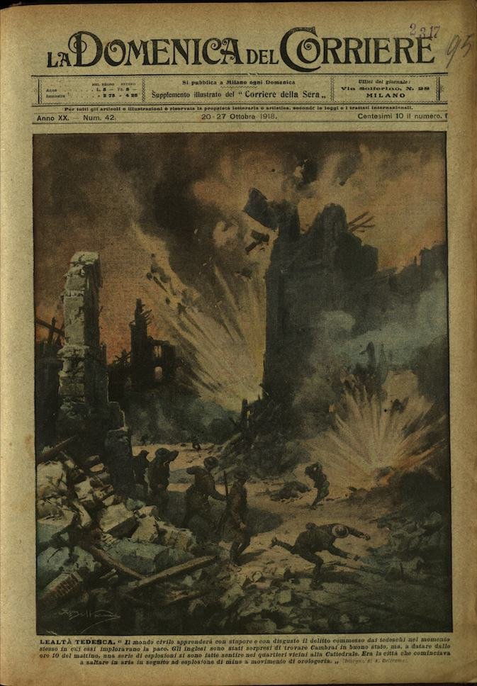 LA DOMENICA DEL CORRIERE. 20 - 27 ottobre 1918. Anno …