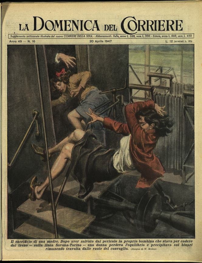 LA DOMENICA DEL CORRIERE. 20 aprile 1947. Anno XLIX - …