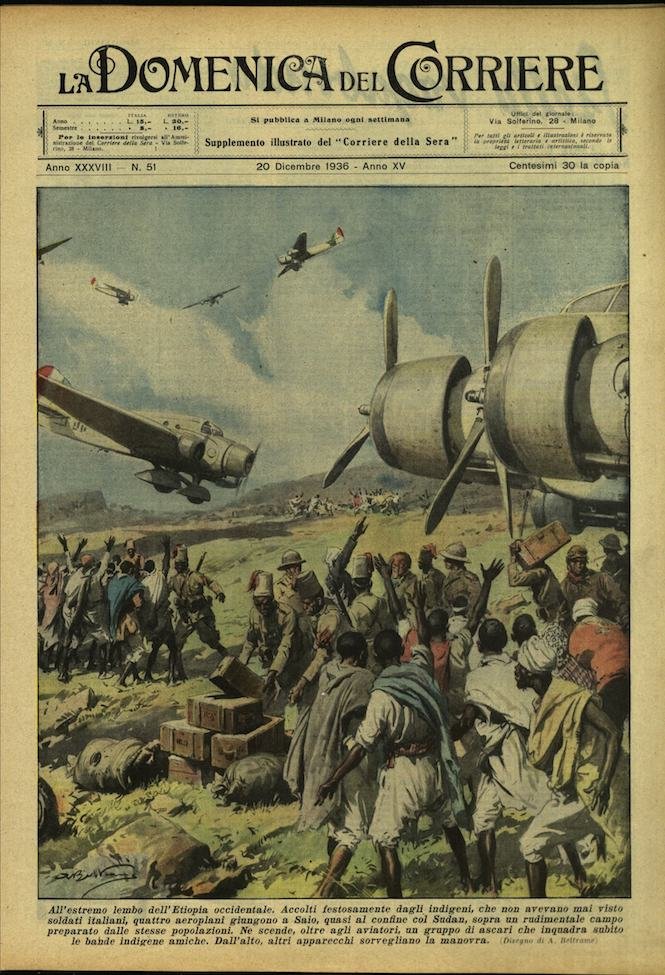 LA DOMENICA DEL CORRIERE 20 Dicembre 1936 Anno XXXVIII - … | Immagine principale