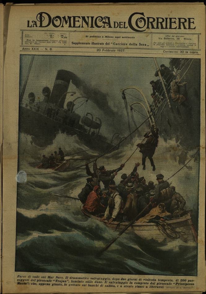 LA DOMENICA DEL CORRIERE 20 febbraio 1927 Anno XXIX - … | Immagine principale