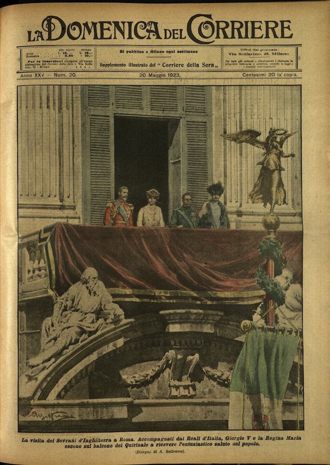 LA DOMENICA DEL CORRIERE. 20 maggio 1923. Anno XXV - …