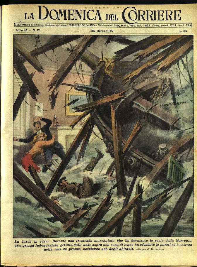 LA DOMENICA DEL CORRIERE. 20 marzo 1949. Anno LI - …