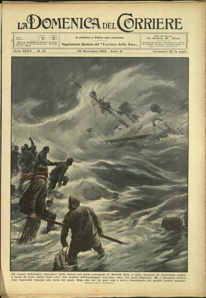 LA DOMENICA DEL CORRIERE 20 novembre 1932 Anno XXXIV - … | Immagine principale