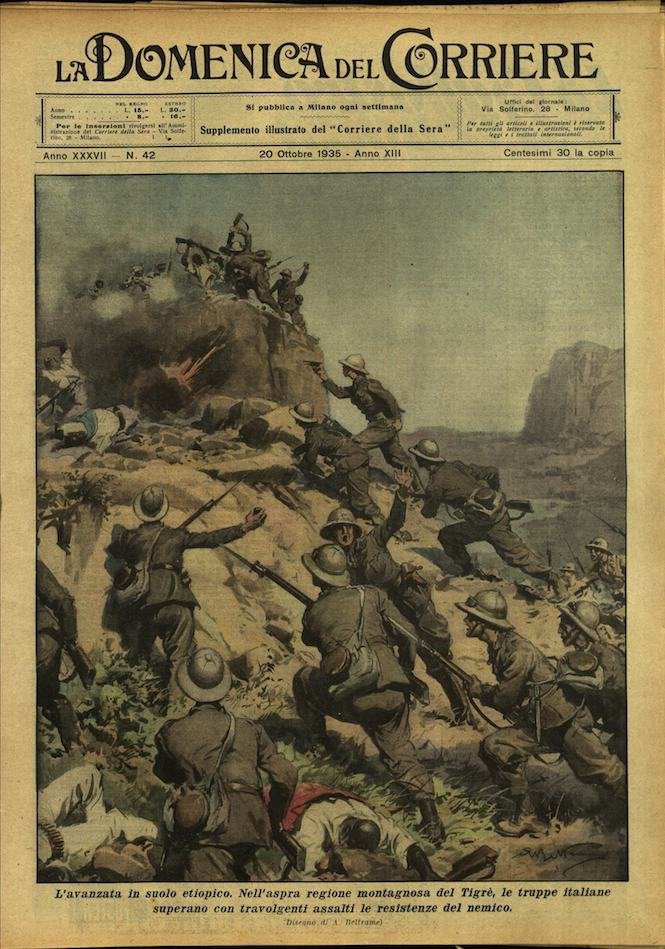 LA DOMENICA DEL CORRIERE 20 Ottobre 1935 Anno XXXVII - … | Immagine principale