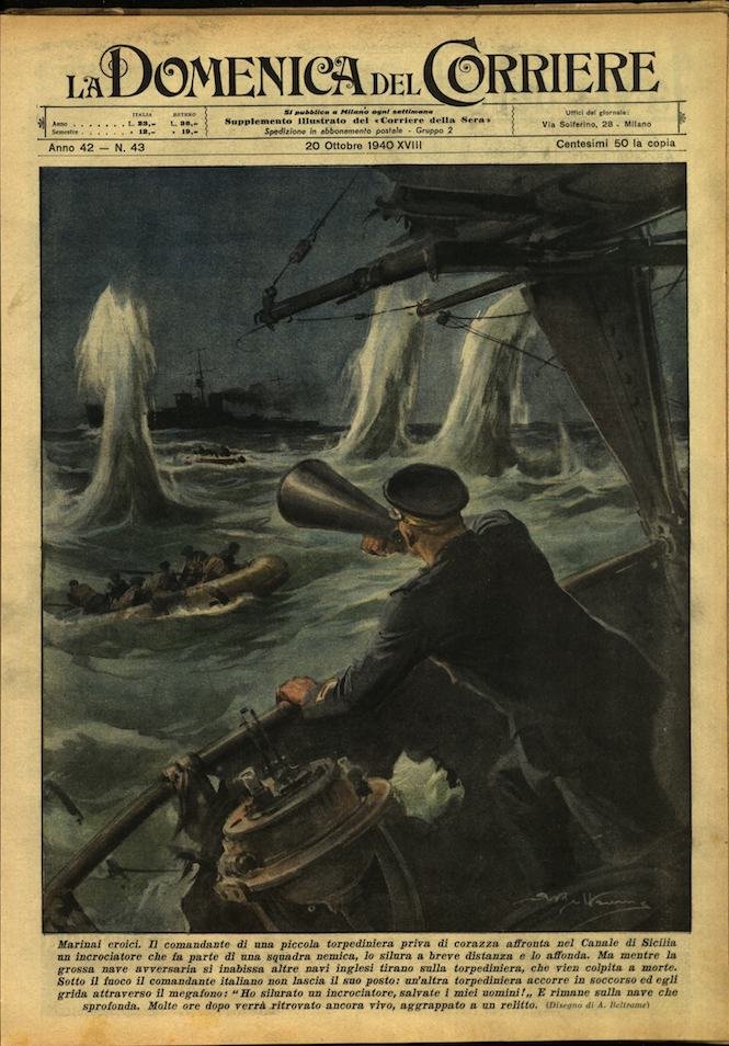 LA DOMENICA DEL CORRIERE 20 ottobre 1940 Anno XLII - … | Immagine principale