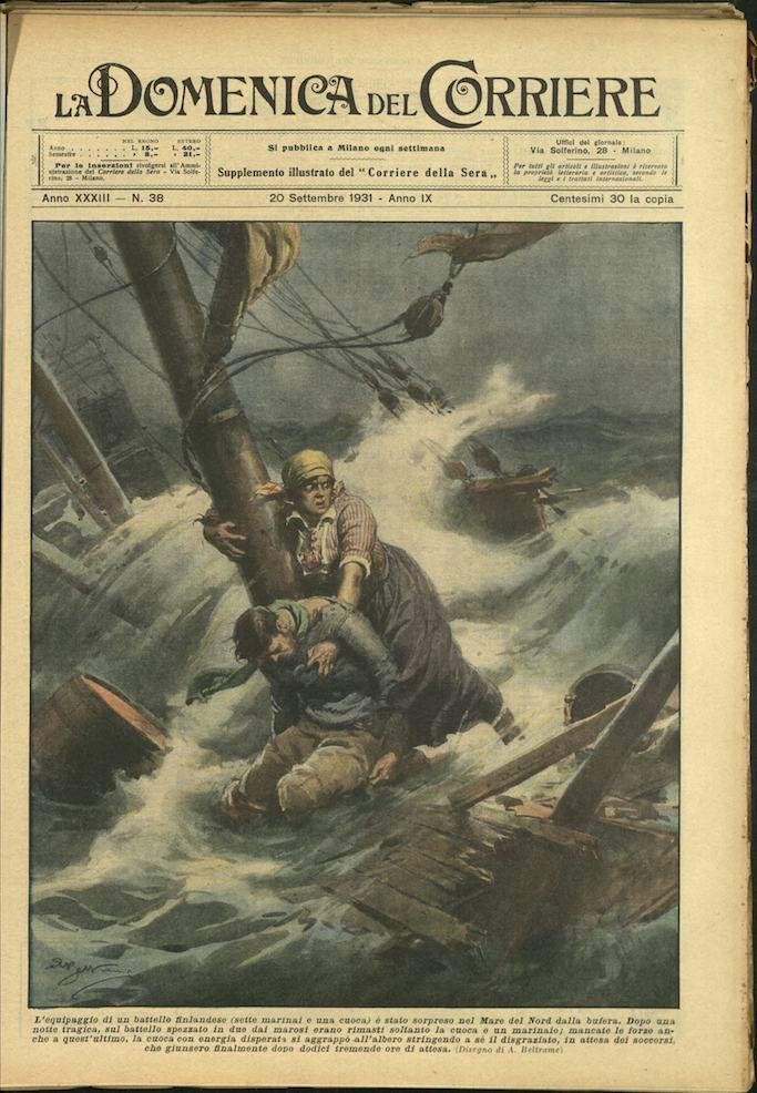 LA DOMENICA DEL CORRIERE 20 settembre 1931 Anno XXXIII - … | Immagine principale