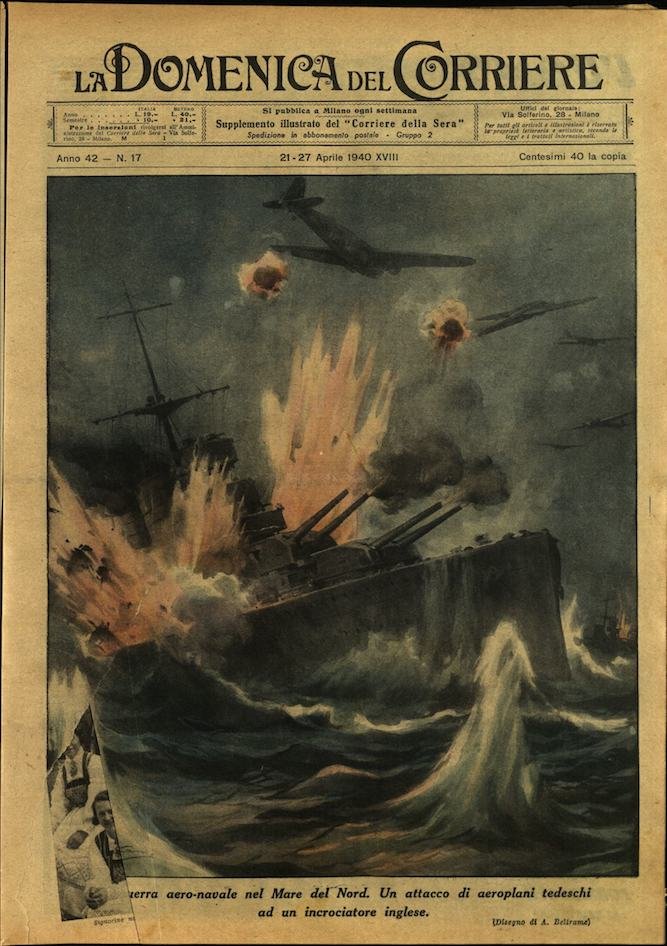 LA DOMENICA DEL CORRIERE 21 - 27 aprile 1940 Anno … | Immagine principale