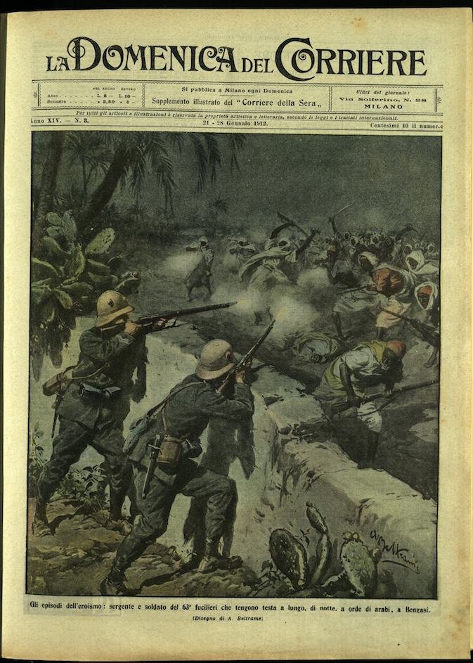 LA DOMENICA DEL CORRIERE. 21 - 28 gennaio 1912. Anno …