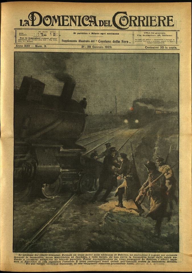LA DOMENICA DEL CORRIERE. 21 - 28 gennaio 1923. Anno …