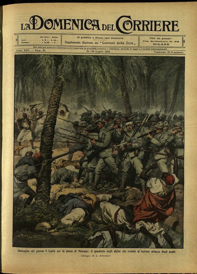 LA DOMENICA DEL CORRIERE. 21 - 28 luglio 1912. Anno …