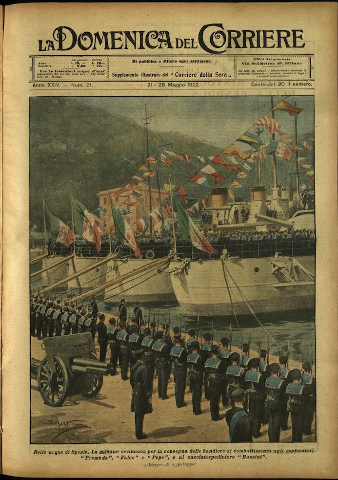 LA DOMENICA DEL CORRIERE. 21 - 28 maggio 1922. Anno …