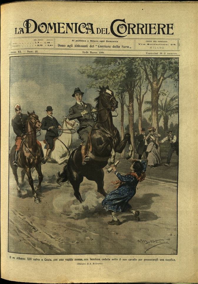 LA DOMENICA DEL CORRIERE 21 - 28 Marzo 1909 Anno … | Immagine principale