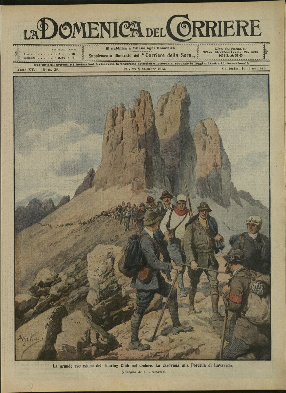 LA DOMENICA DEL CORRIERE 21 - 28 Settembre 1913 Anno … | Immagine principale