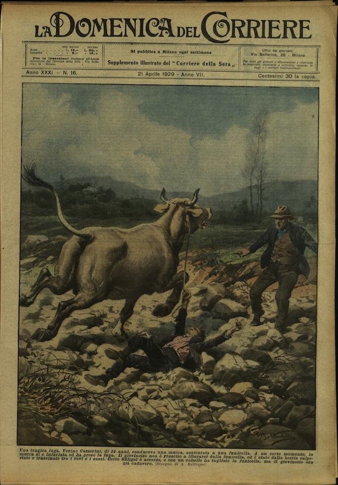 LA DOMENICA DEL CORRIERE 21 aprile 1929 Anno XXXI - … | Immagine principale