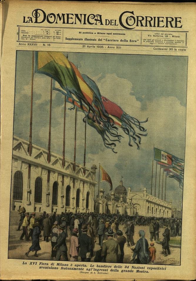 LA DOMENICA DEL CORRIERE 21 Aprile 1935 Anno XXXVII - … | Immagine principale