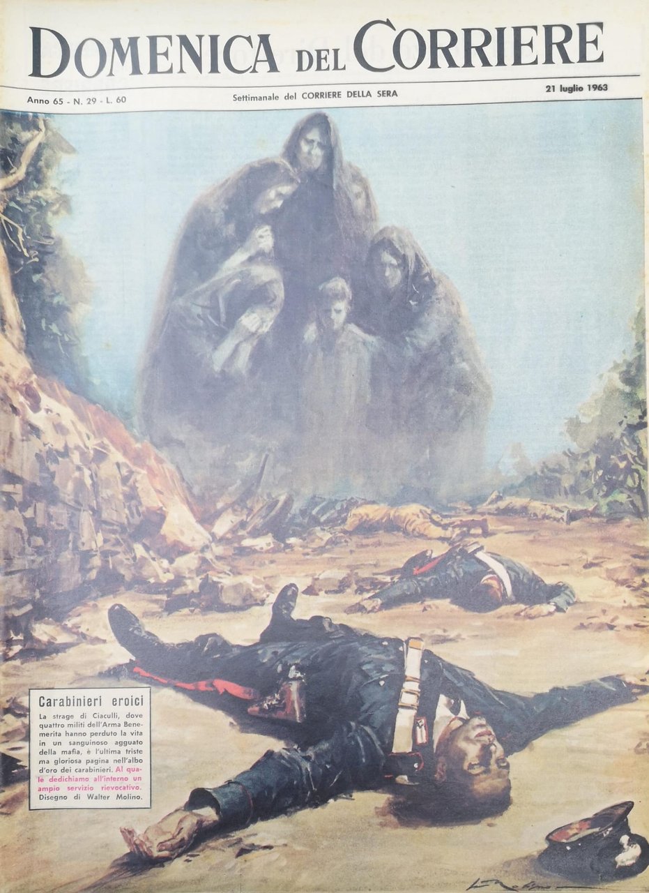 LA DOMENICA DEL CORRIERE 21 Luglio 1963 Anno 65 - … | Immagine principale