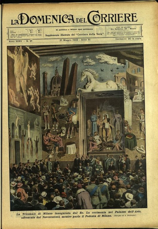 LA DOMENICA DEL CORRIERE 21 maggio 1933 Anno XXXV - … | Immagine Gallery 1