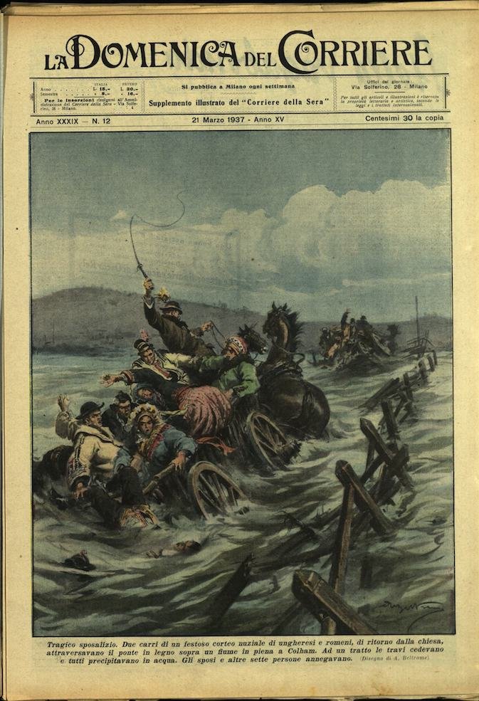 LA DOMENICA DEL CORRIERE 21 marzo 1937 Anno XXXIX - … | Immagine principale