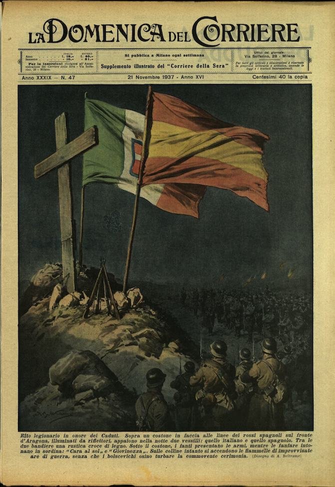 LA DOMENICA DEL CORRIERE 21 novembre 1937 Anno XXXIX - … | Immagine principale