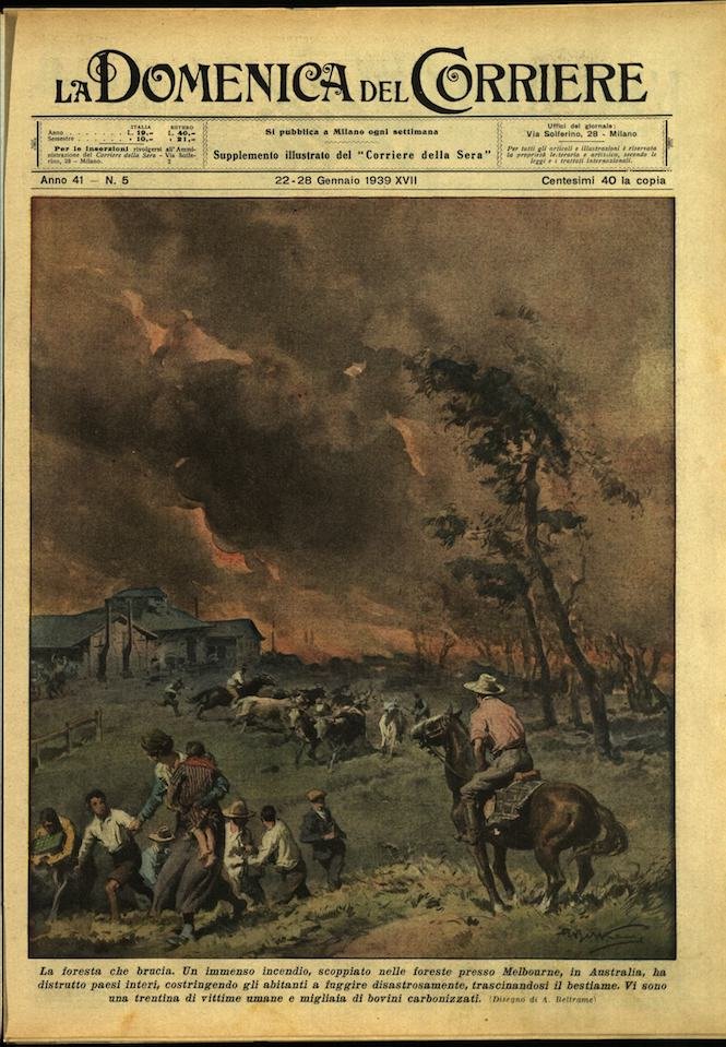 LA DOMENICA DEL CORRIERE 22 - 28 gennaio 1939 Anno … | Immagine principale