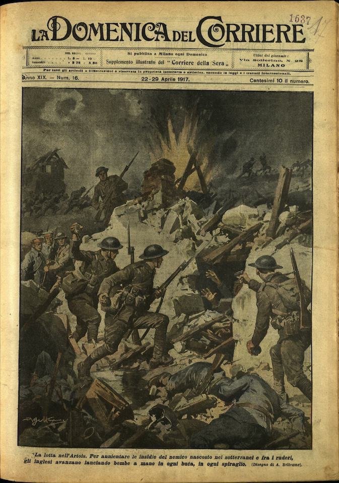 LA DOMENICA DEL CORRIERE. 22 - 29 aprile 1917. Anno …
