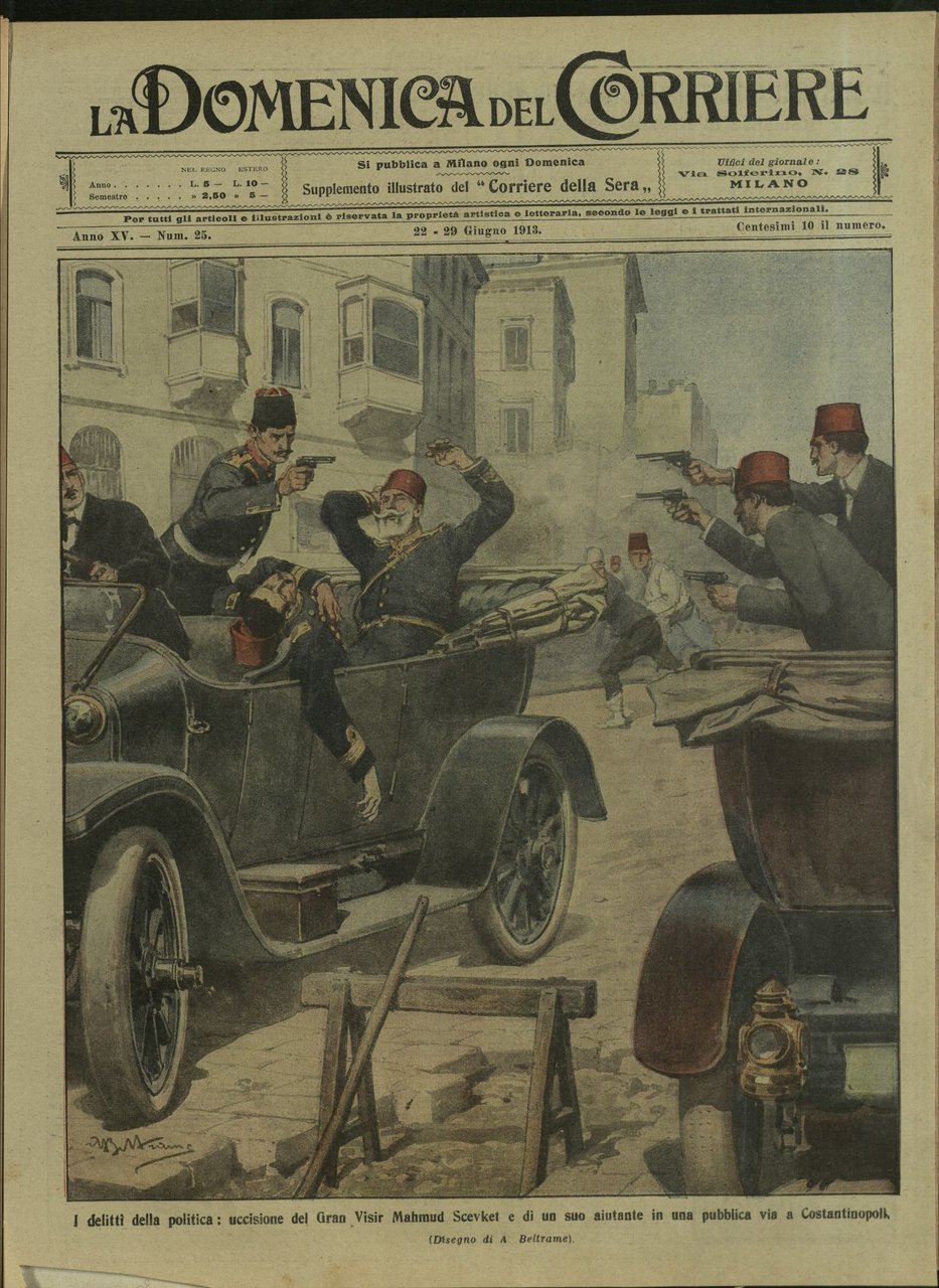 LA DOMENICA DEL CORRIERE. 22 - 29 Giugno 1913. Anno …