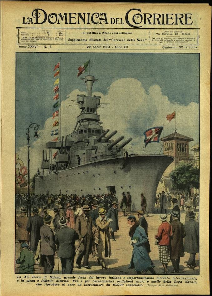 LA DOMENICA DEL CORRIERE 22 aprile 1934 Anno XXXVI - … | Immagine principale
