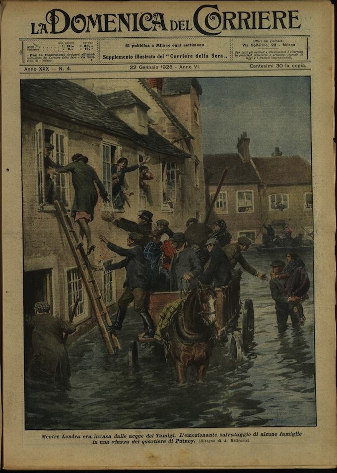 LA DOMENICA DEL CORRIERE 22 Gennaio 1928 Anno XXX - … | Immagine principale