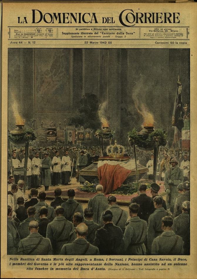 LA DOMENICA DEL CORRIERE. 22 marzo 1942. Anno XLIV - …
