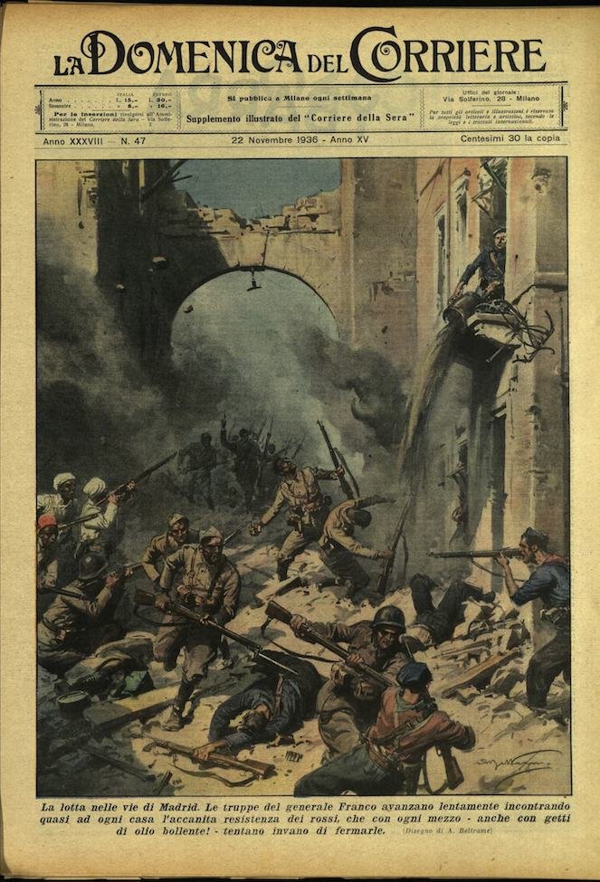 LA DOMENICA DEL CORRIERE 22 Novembre 1936 Anno XXXVIII - … | Immagine principale