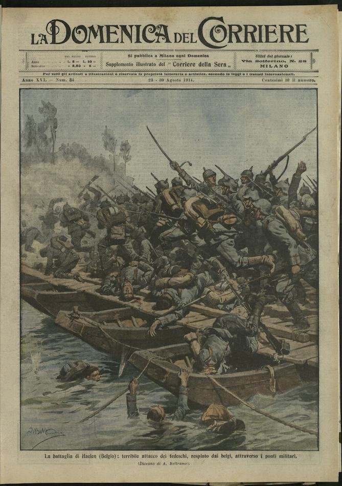 LA DOMENICA DEL CORRIERE. 23 - 30 Agosto 1914. Anno …