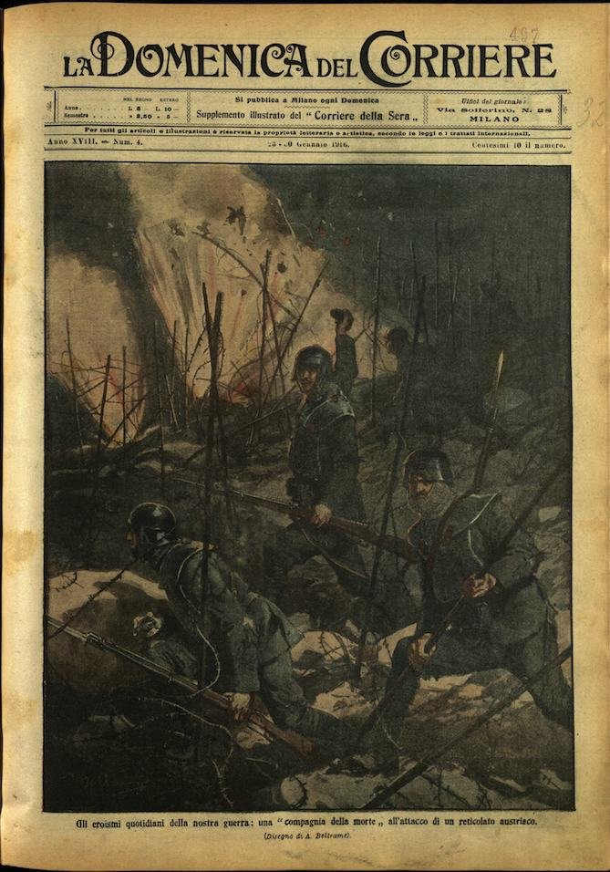 LA DOMENICA DEL CORRIERE 23 - 30 Gennaio 1916 Anno … | Immagine principale