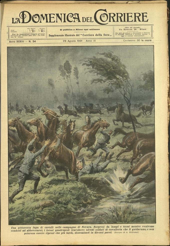 LA DOMENICA DEL CORRIERE 23 agosto 1931 Anno XXXIII - … | Immagine principale