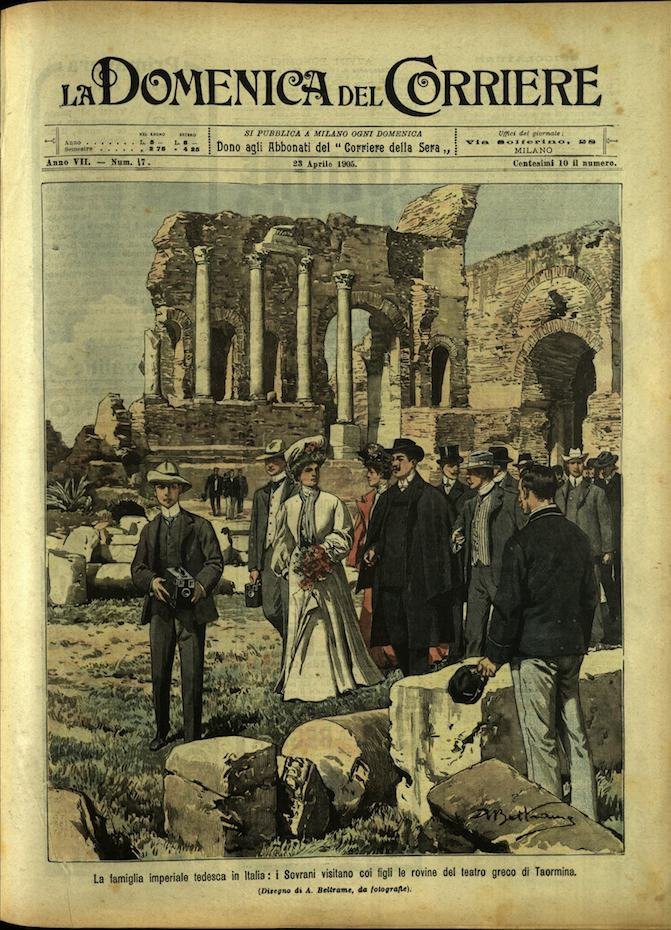 LA DOMENICA DEL CORRIERE. 23 Aprile 1905. Anno VII - …