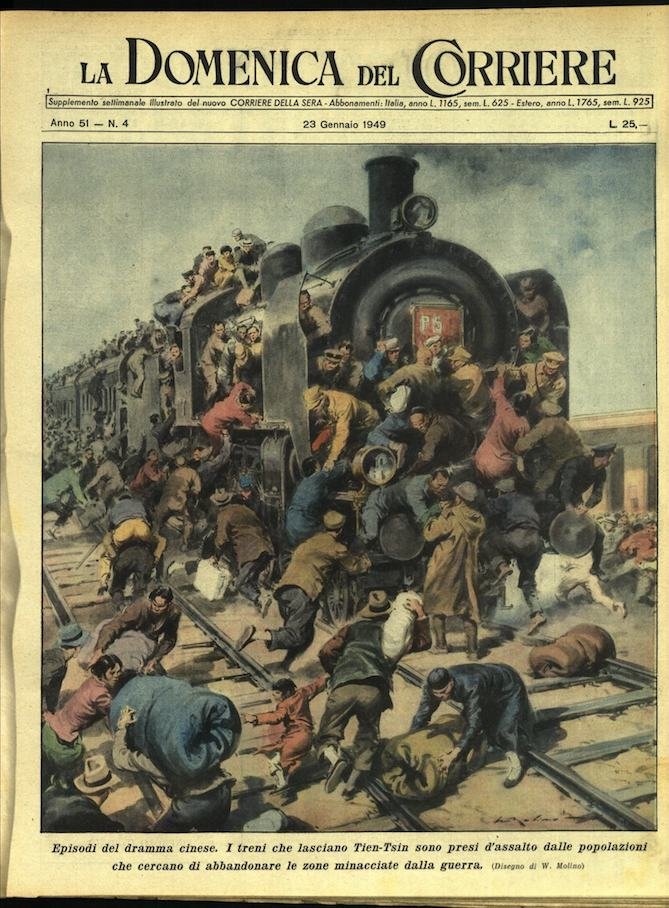 LA DOMENICA DEL CORRIERE. 23 gennaio 1949. Anno LI - …