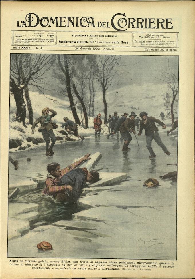 LA DOMENICA DEL CORRIERE 24 gennaio 1932 Anno XXXIV - … | Immagine principale