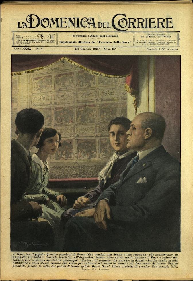 LA DOMENICA DEL CORRIERE 24 gennaio 1937 Anno XXXIX - … | Immagine principale