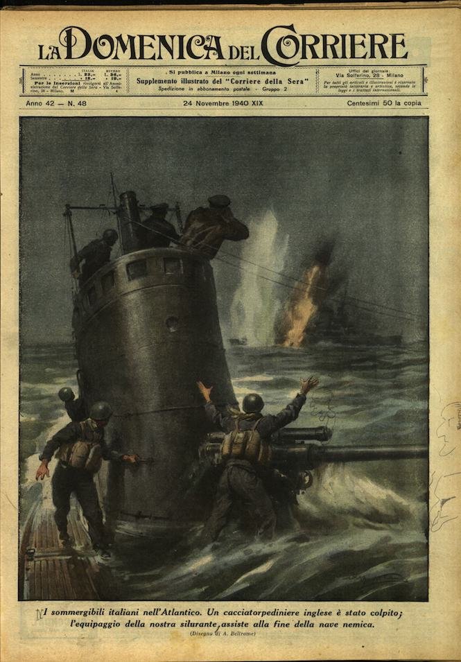 LA DOMENICA DEL CORRIERE 24 novembre 1940 Anno XLII - … | Immagine principale