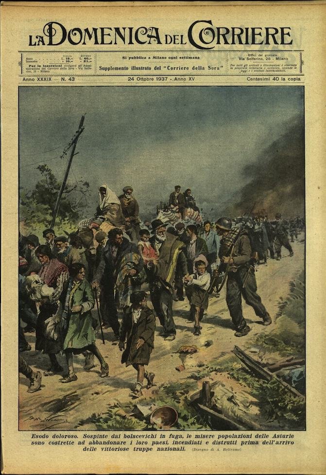 LA DOMENICA DEL CORRIERE 24 ottobre 1937 Anno XXXIX - … | Immagine principale