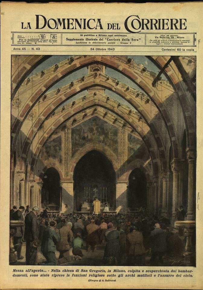 LA DOMENICA DEL CORRIERE. 24 ottobre 1943. Anno XLV - …