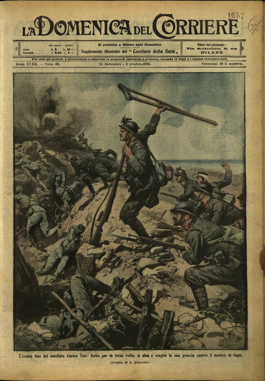 LA DOMENICA DEL CORRIERE 24 Settembre - 1 ottobre 1916 … | Immagine principale