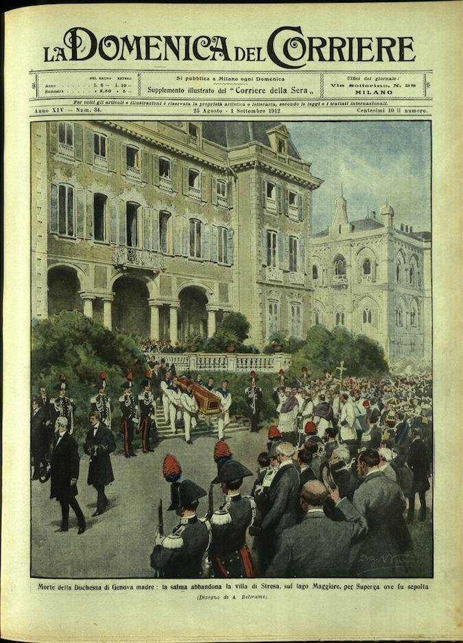 LA DOMENICA DEL CORRIERE. 25 agosto - 1 settembre 1912. …