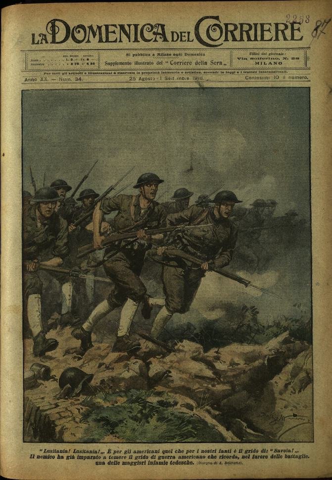 LA DOMENICA DEL CORRIERE. 25 agosto - 1 settembre 1918. …
