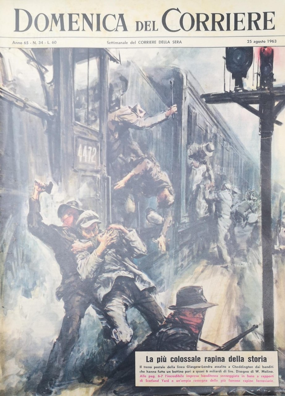 LA DOMENICA DEL CORRIERE 25 Agosto 1963 Anno 65 - … | Immagine principale