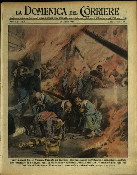 LA DOMENICA DEL CORRIERE. 25 Aprile 1948. Anno L - …
