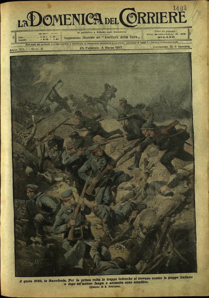 LA DOMENICA DEL CORRIERE. 25 febbraio - 4 marzo 1917. …
