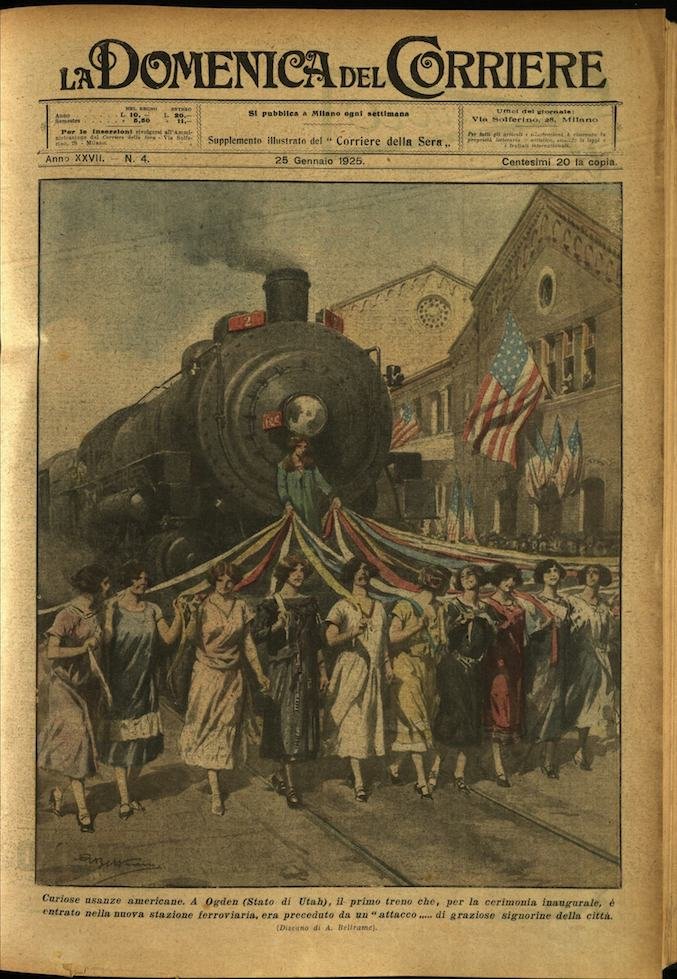 LA DOMENICA DEL CORRIERE. 25 Gennaio 1925. Anno XXVII - …