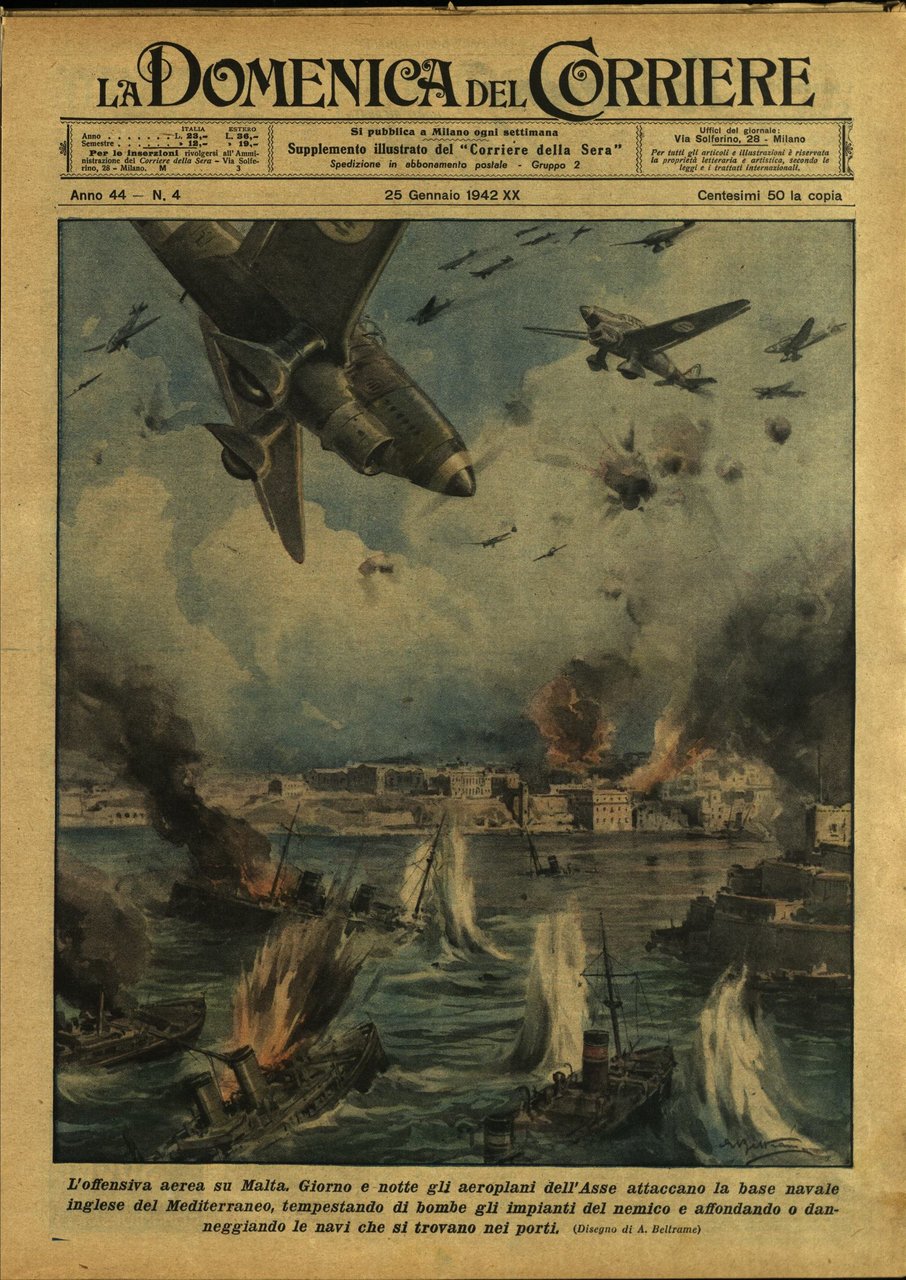 LA DOMENICA DEL CORRIERE 25 Gennaio 1942 Anno XLIV - …