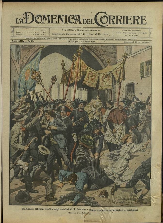 LA DOMENICA DEL CORRIERE. 25 Giugno - 2 luglio 1911. …