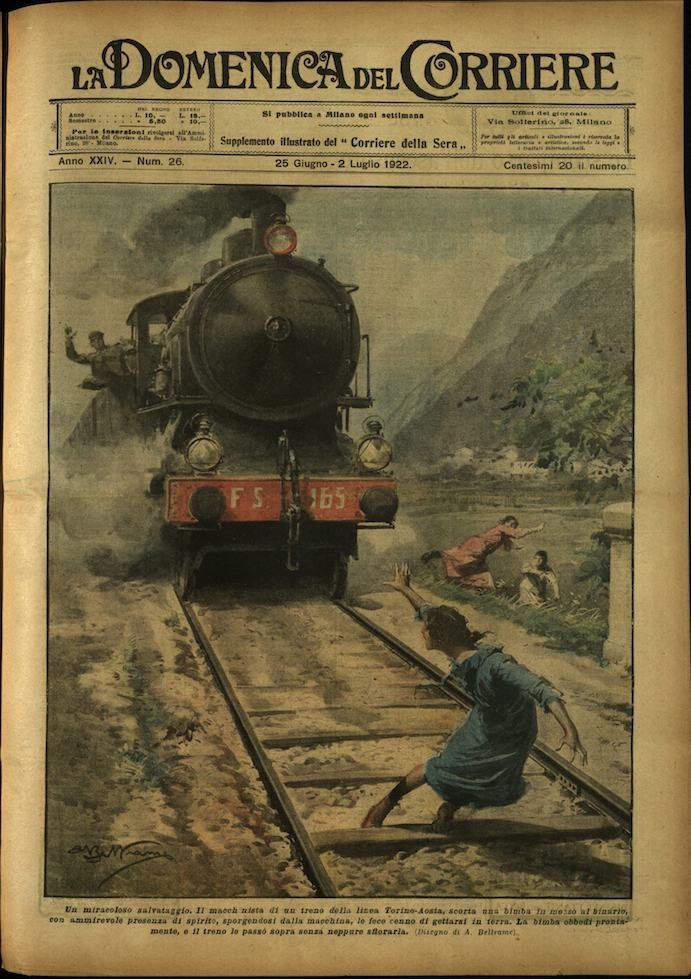 LA DOMENICA DEL CORRIERE. 25 giugno - 2 luglio 1922. …